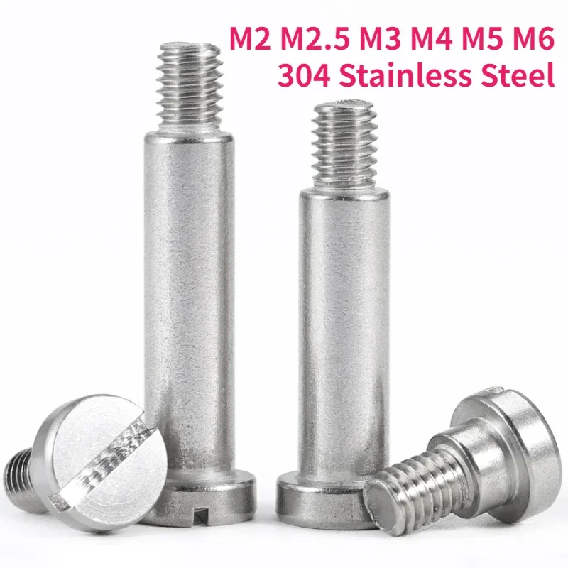 M2 M2.5 M3 M4 M5 M6 304 Stainless Steel Slotted Positioning Plug Shoulder Screw Equal Height Limit Step Bolt
