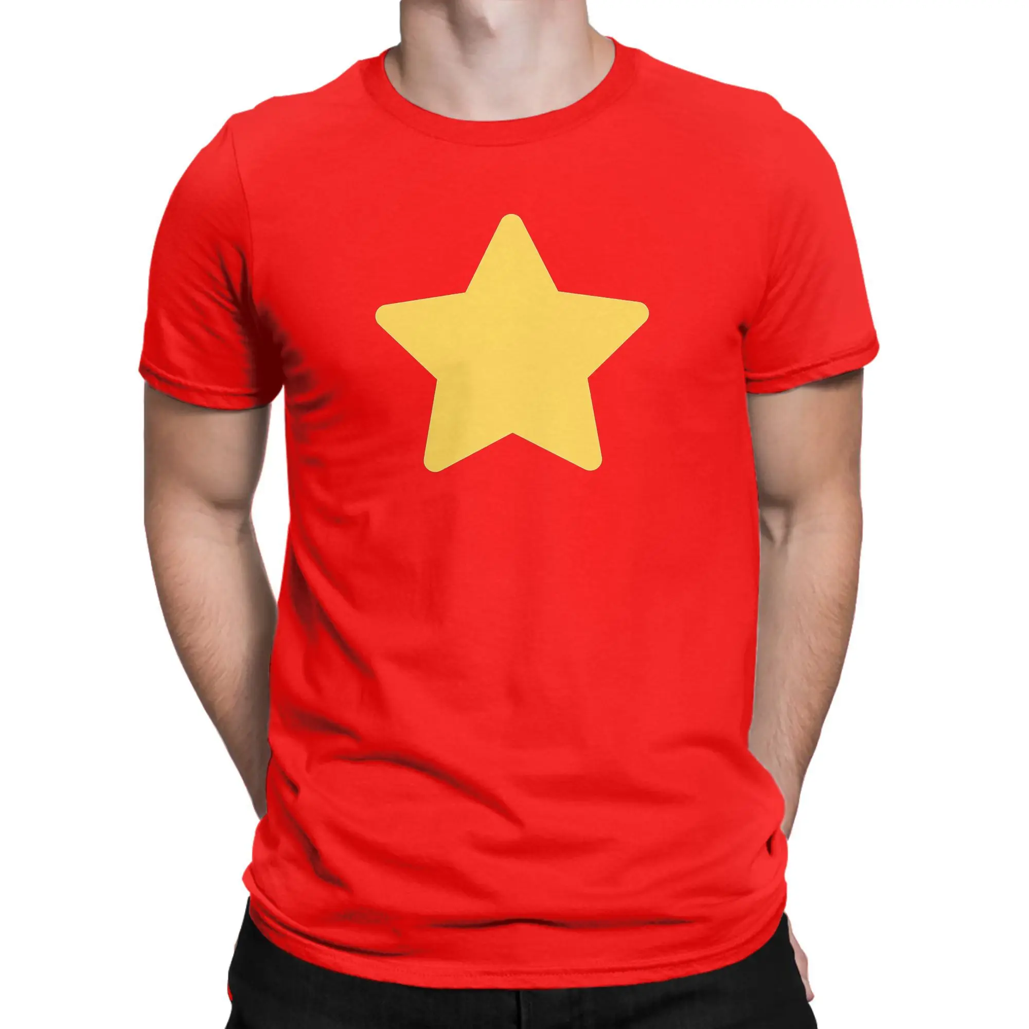 Stevens Universes Men's T Shirt Cartoon Novelty Tees Short Sleeve Crew Neck T-Shirts Pure Cotton Gift Idea Clothes