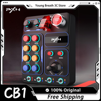 PXN CB1 Racing Simulator Multifunctional Key Control Box Central Control Box RGB EURO Truck Simulator Racing Custom Game Gift