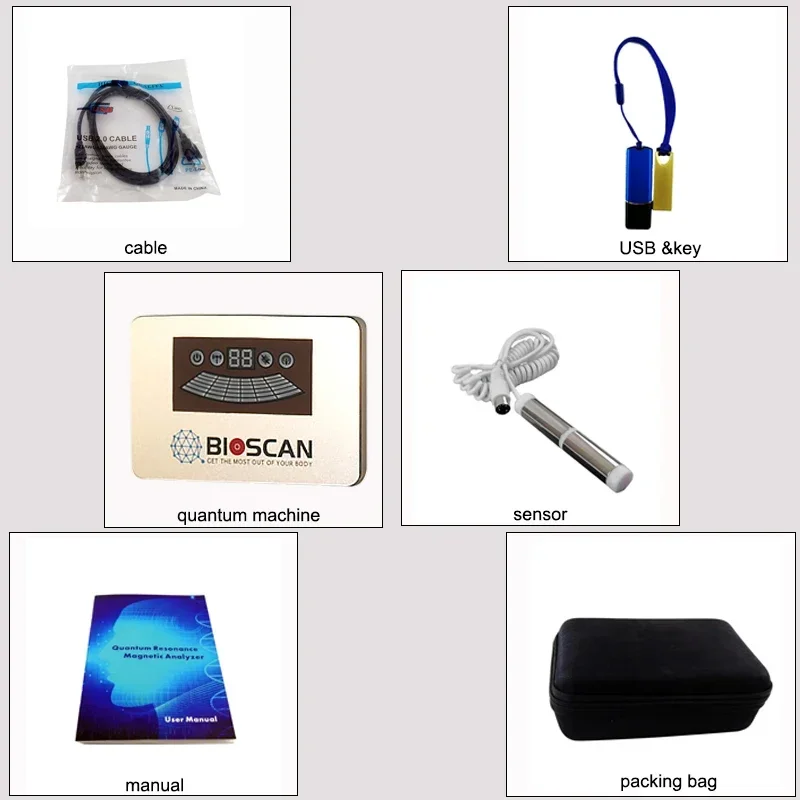 2025New Arrival For BIOSCAN Quantum Resonance Magnetic Analyzer Quantum Body Analyzer With Testing more Reports