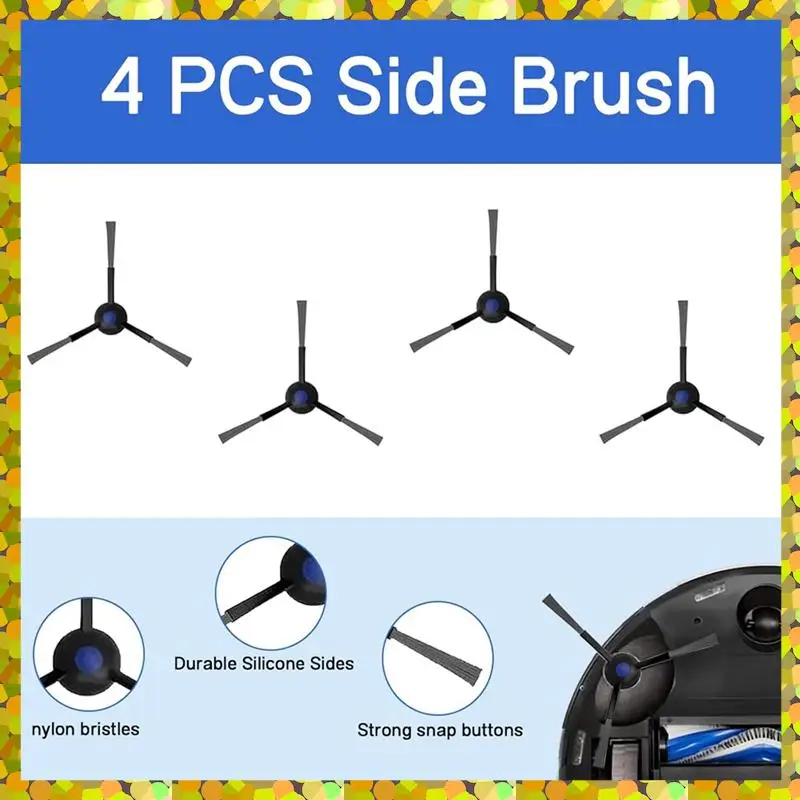 Aglh para covacs deebot t30 omni/t30 pro omni robô peças de vácuo escova lateral principal filtro hepa mop pano sacos poeira