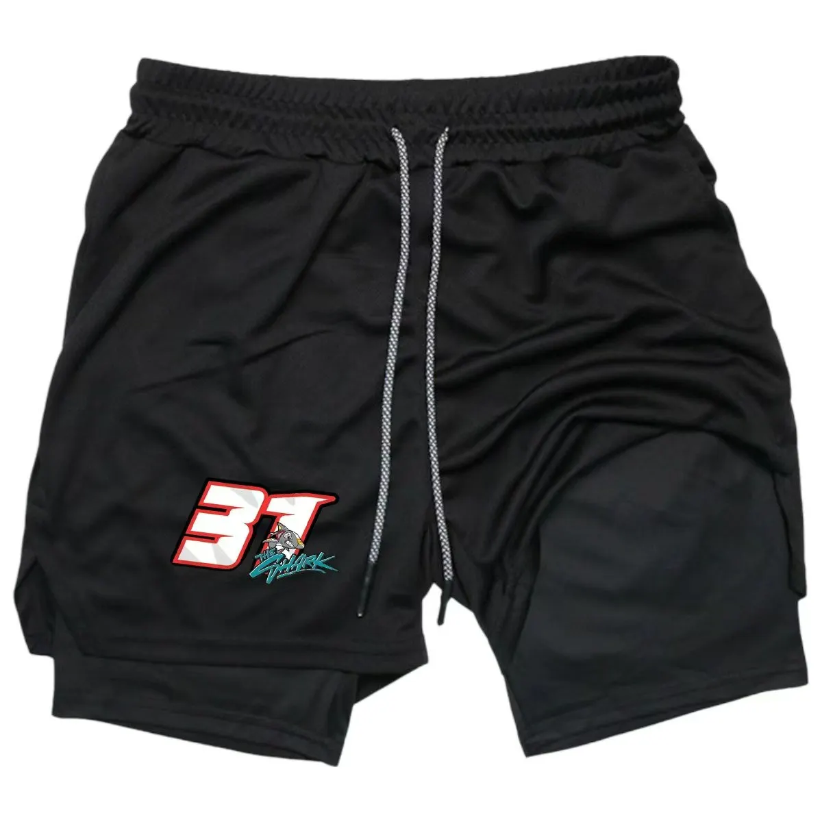 2026 Summer Sports Shorts 2-in-1 Gym Running Shorts Slow Running Casual Sportswear Fitness Double Layer Shorts