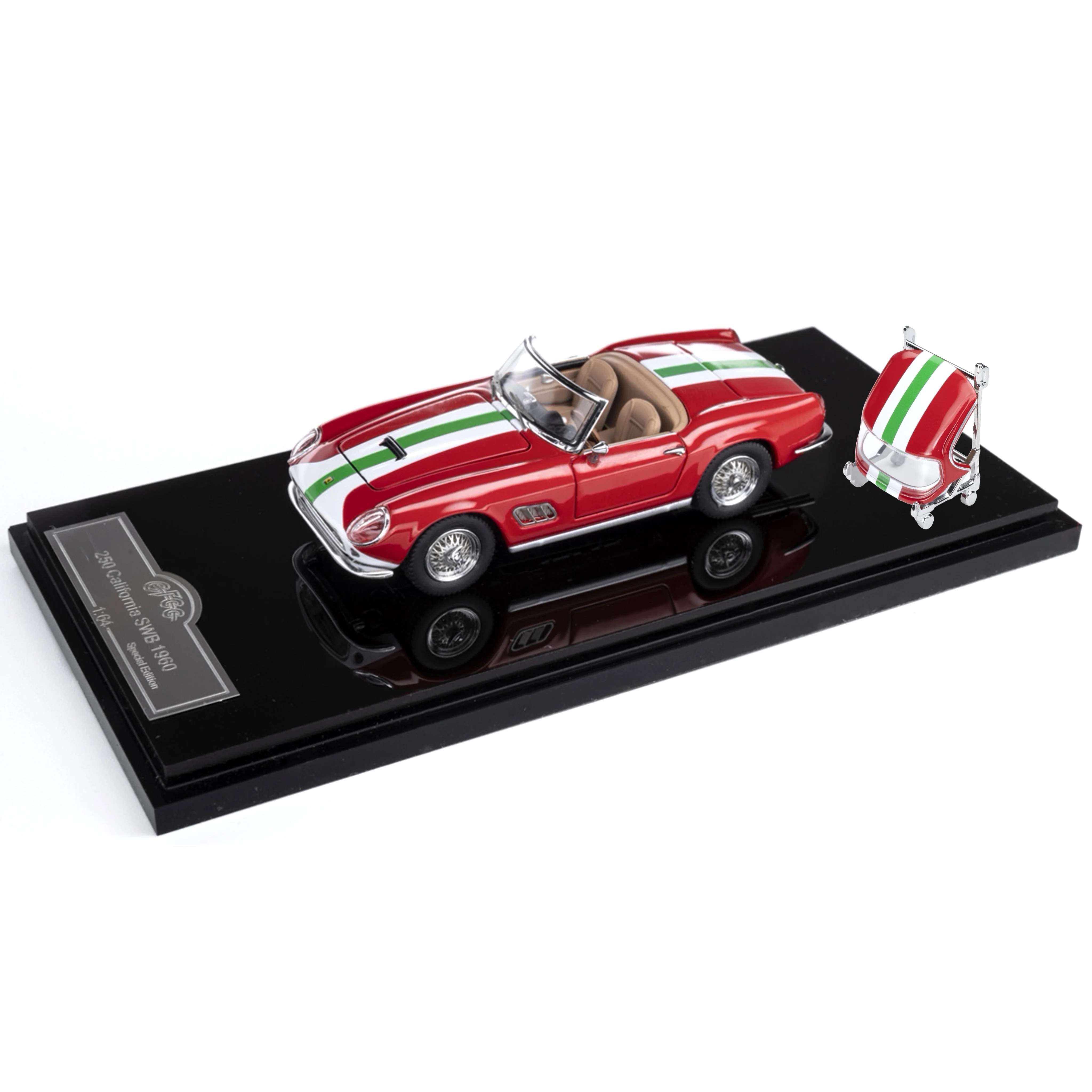 GFCC 1/64 Ferrari 250 SWB 1960 Modello di auto in lega dipinta in edizione limitata italiana