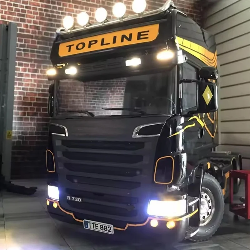 Modèle Scaleclub pour Tamiya pour Scania R620 R470 R730, lampe pare-soleil, lumière supérieure adaptée aux groupes spécifiques, bricolage