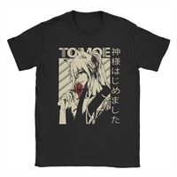 Kamisama Kiss Tomoe T Shirt Men's 100% Cotton Cool T-Shirts Round Neck Anime Tees Short Sleeve Tops Summer