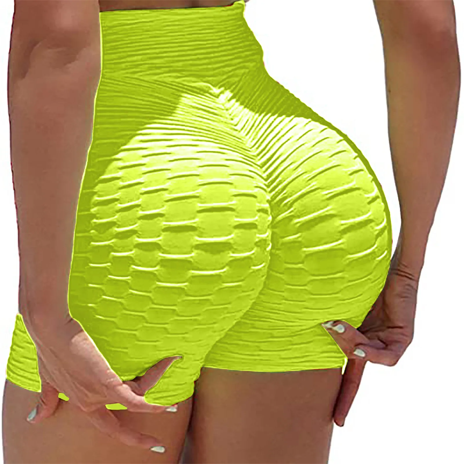 New High Waist Dstring Dyed in Pattern Fitn Running Sports orts Yoga Pants Women's Base Layer Straight Leg Length