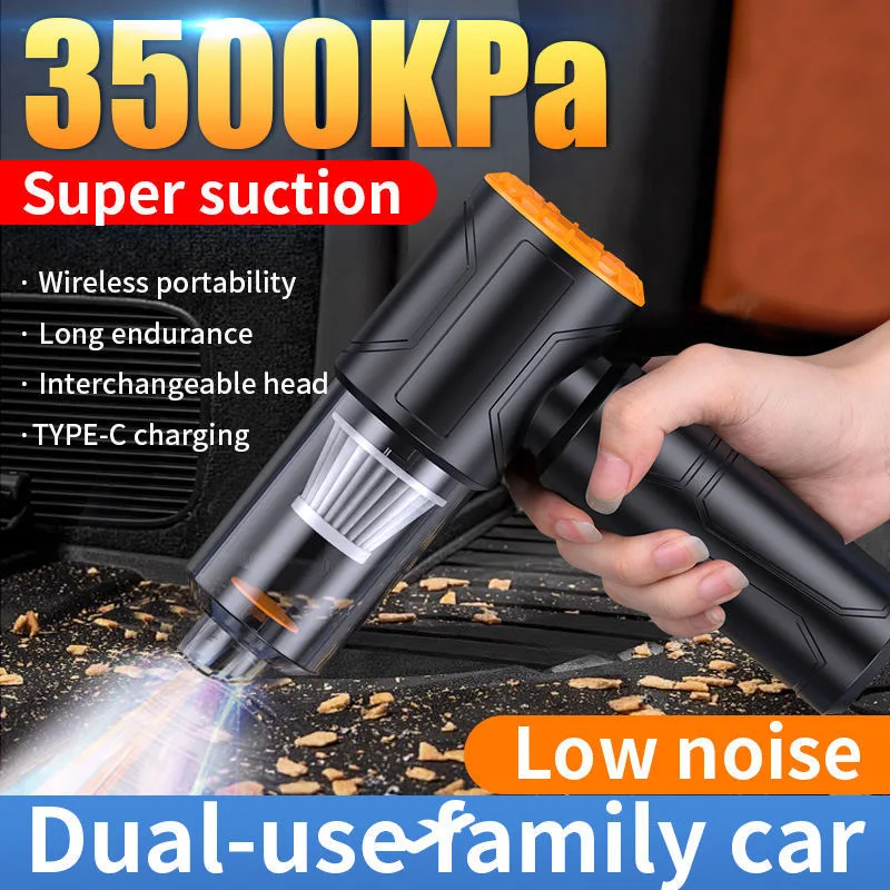 Wireless Car Vacuum Cleaner Handheld Cordless Rechargeable  Suction Portable Dust Blower for Home Car Computer Keyboard Cleaning