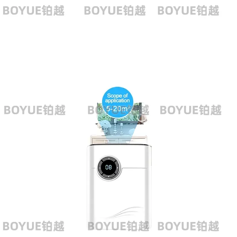 1200ML Portable Air Dehumidifier 2 in 1 Electric Damp Remover with Anion Purification for Home Kitchen Bedroom Moisture