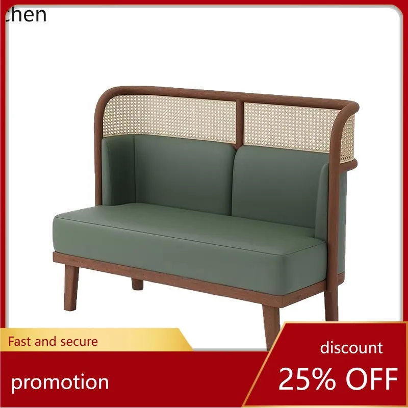 ZML Table and Chair Set for Chain Tea Restaurants and BBQ Shops, Solid Wood Dining Chairs for Commercial Use