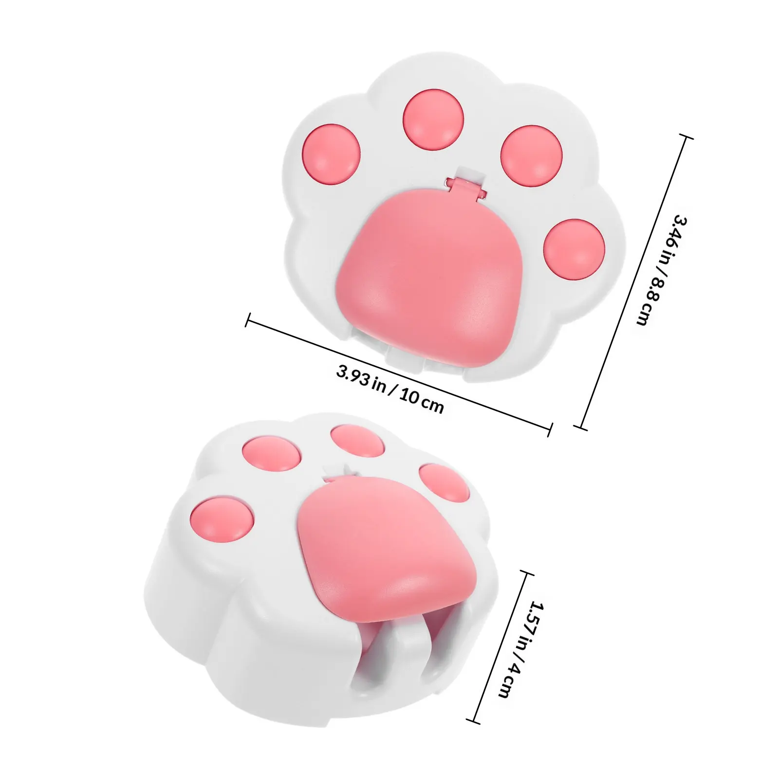 Cat Claw Toothbrush Holder Wall Mounted Plastic Electric Toothbrush Organizer Bathroom Storage No Drilling Space Saving Wall