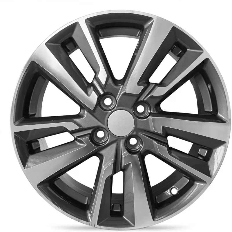 

For 20-22 Nissan Versa 16 Inch Machined Aluminum Rim - OE Direct Replacement - Road Ready Car Wheel