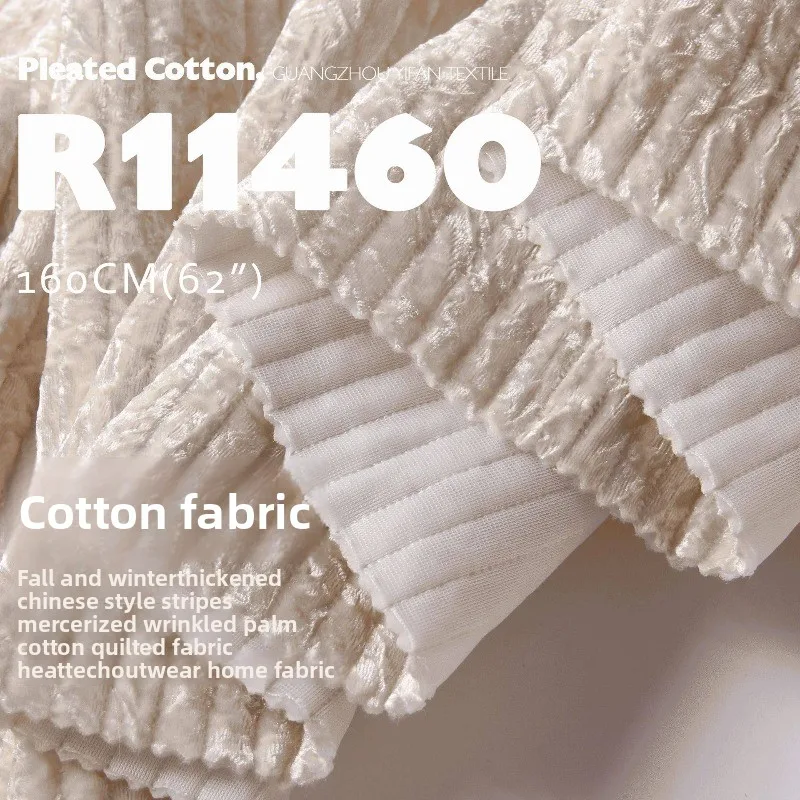 

Thicken Warm Crushed Mercerized Quilted Fabric for Coat Homewear Clothing Diy By The Yard Sewing Material Cloth Wholesale