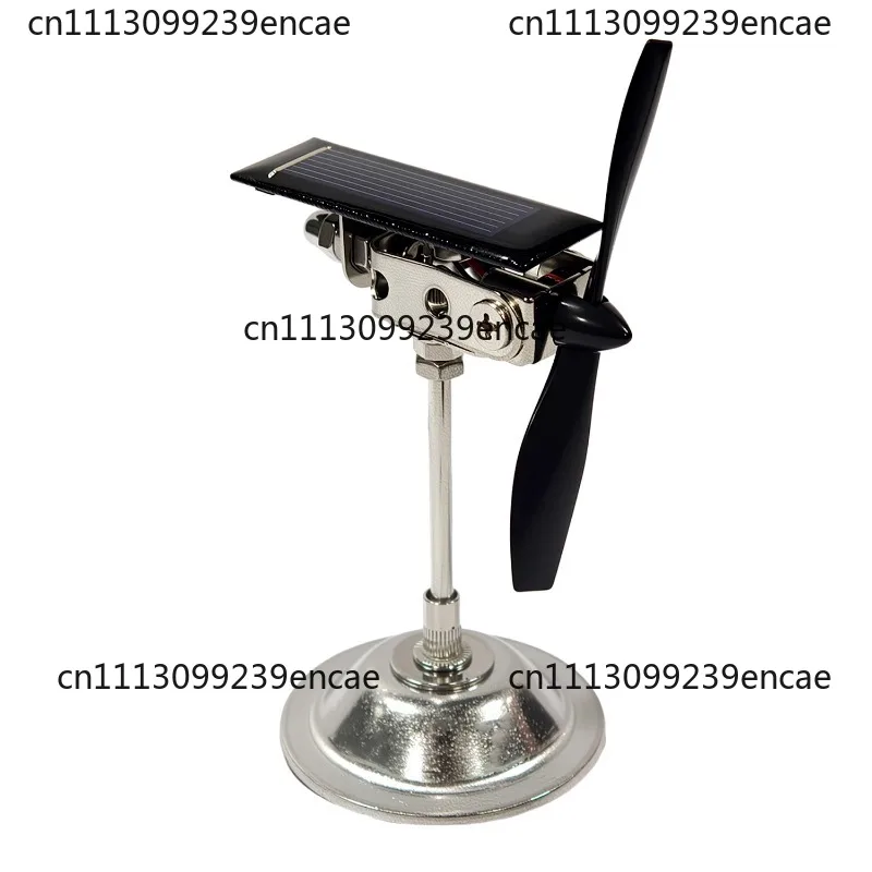 Solar Motor Windmill Toy Car Diy Creative Decoration Technology Mechanical Assembly