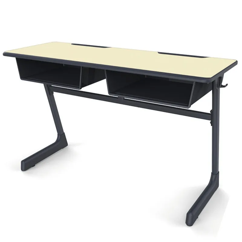 

Desk and chair double table