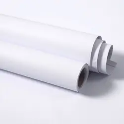 1/3/5m Matte Wallpaper White/Grey/Black Vinyl Self-Adhesive for Wall Shelf Liner Table Door Living Room Contact Paper Wall Decor