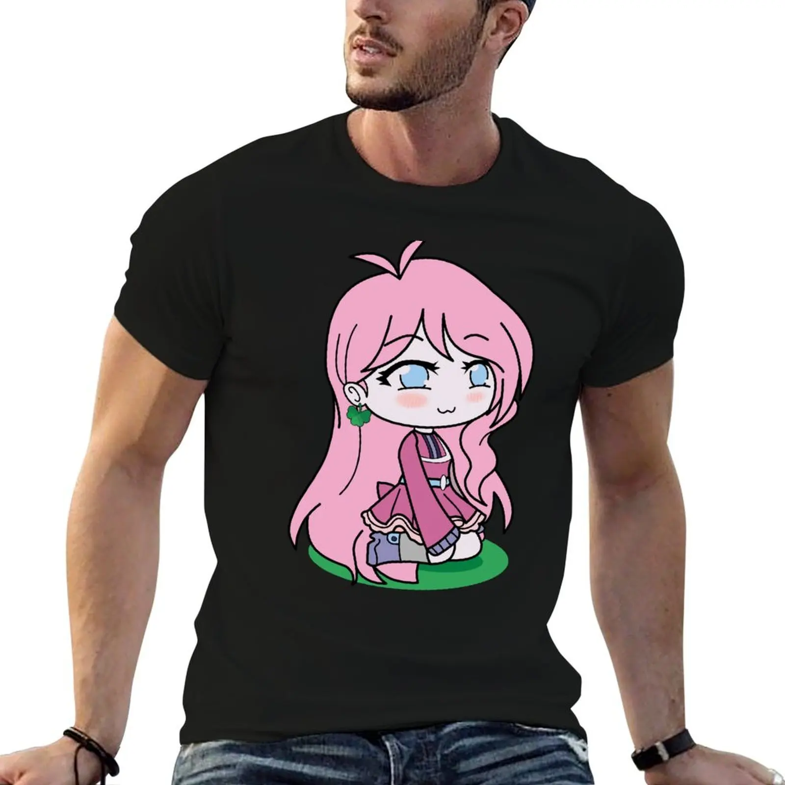 

Gacha Life Series - Ava cheerful girl T-Shirt man t shirts for men casual t shirts with prints T-Shirt