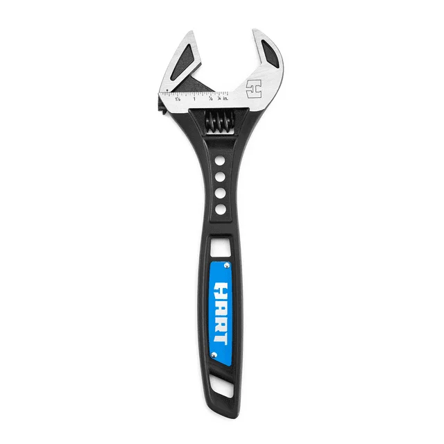 

HART 12-inch Pro Adjustable Wrench with Laser-Etching