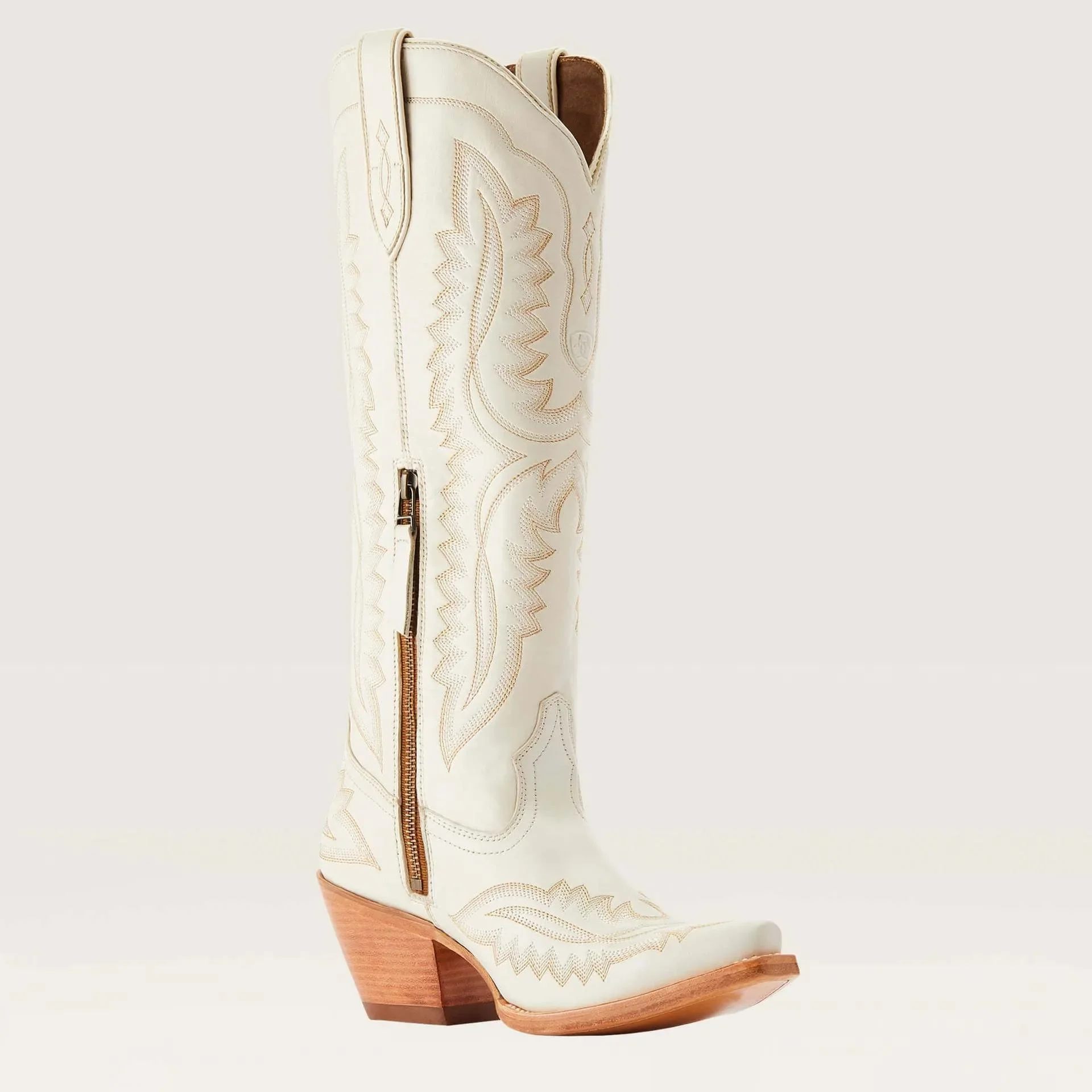Damen Western Cowboy-Stiefel mit spitzer Zehenpartie, dicken hohen Absätzen, knielang, bestickt, Herbst, Blockabsatz, Retro-Freizeitschuhe – Detail 22
