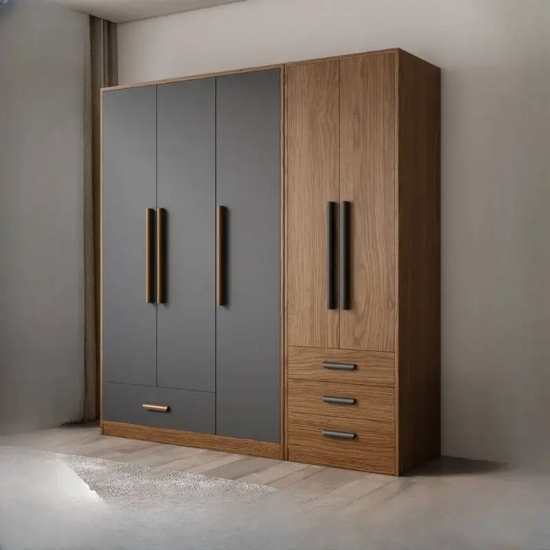 

Modern Nordic Organiser Wardrobes Elegant Storage Wooden Luxury Bedroom Wardrobe Storage Set Guarda Roupa House Accessories