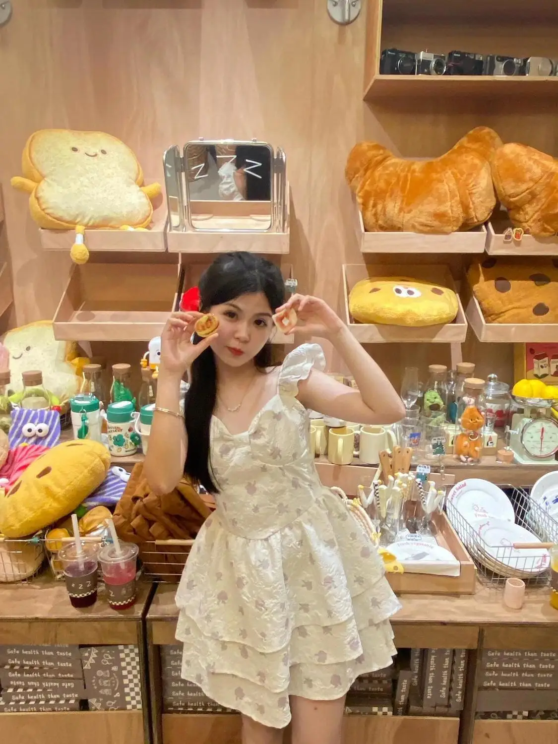 فساتين نسائية بأكمام قصيرة Dames ربيع ساتان برباط علوي ربطة عنق على شكل قلب خط عنق متدرج أشرطة مجمعة حسية أنيقة #4