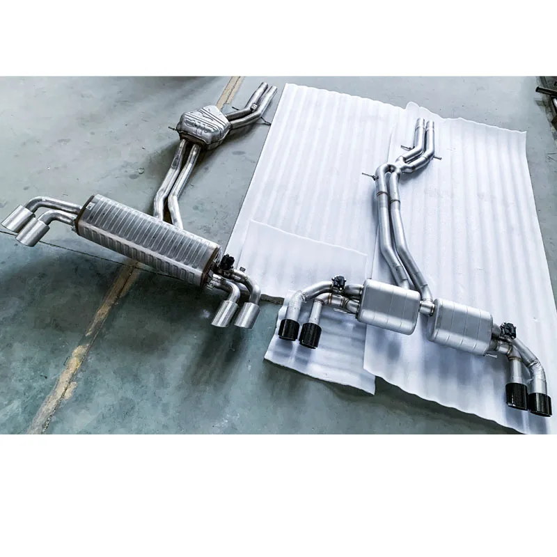 

【 Customized Product 】 Applicable to 2022 Porsche Cayenne Turbo GTS 4.0T Catback with valve exhaust system