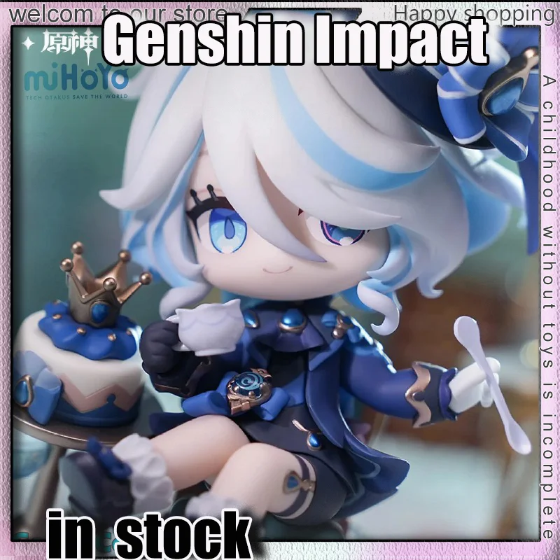 

13CM Genshin Impact Furina Focalors MiHoYo Original ABS PVC Statue Collectible Figure Model Toy Christmas Gift Desktop Ornament