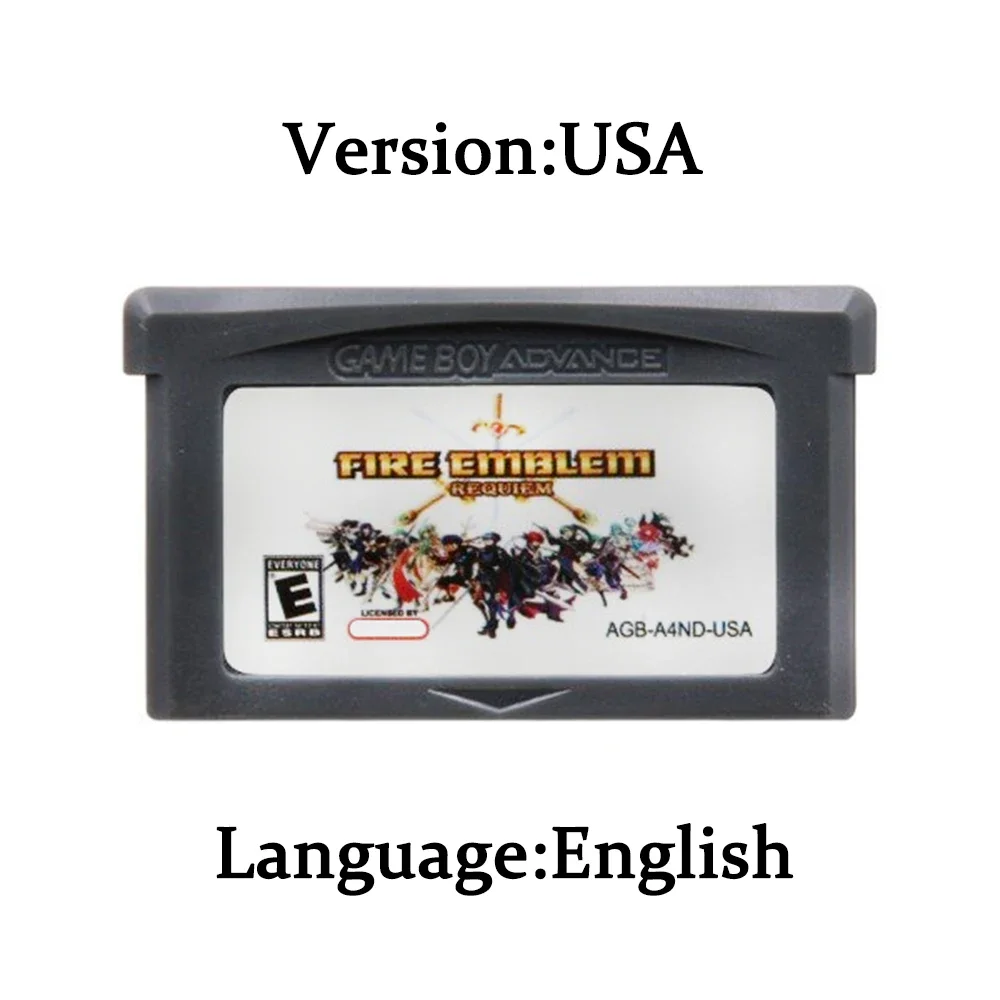 GBA Game Cartridge Fire Emblem Series 32-Bit-Videospielkonsolenkarte The Sacred Stones Sword of Seals Binding Blade für GBA NDS – Detail 5
