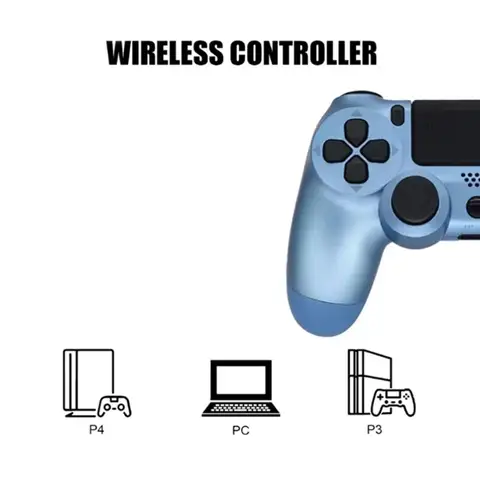 Wireless Controller Support Bluetooth No Delay Gamepad For PC PS4 PS3 Console PC Joysticks Six-axis Dual Vibration With Touchpad