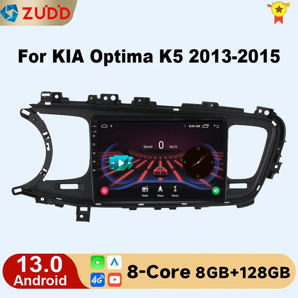 

Android 13 Car Radio Android Auto For KIA Optima K5 2013-2015 GPS Navi Multimedia Player Stereo QLED Carplay No 2 Din 2din DVD