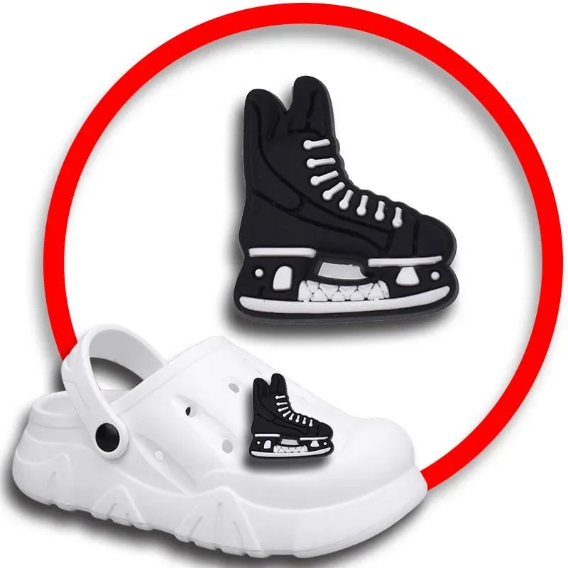 Ski Atleten Schoen Bedels Voor Crocs Sandalen Vrouwen Klompen Spelden Schoenversiering Accessoire Mannen Badges Meisjes Kids Schoenen Accessoires