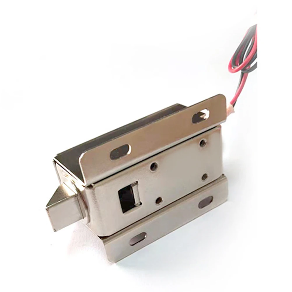 Electronic Door Lock Catch Gate 6V-24V Release Assembly Solenoid Control DC Miniature Electromagnetic Lock for access Control