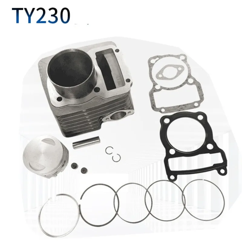 Motorcycle Engine Accessories 65.5mm Big Bore Cylinder Kit Piston Ring Tool Gasket Set for Tianyi 230 TY230 Motor Modified Parts