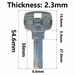 5-100 Pcs AP-1D APE2 APK2R X Hi-Rel Key Blank Empty Locksmith Tool Uncut Copper for Door Lock Home House