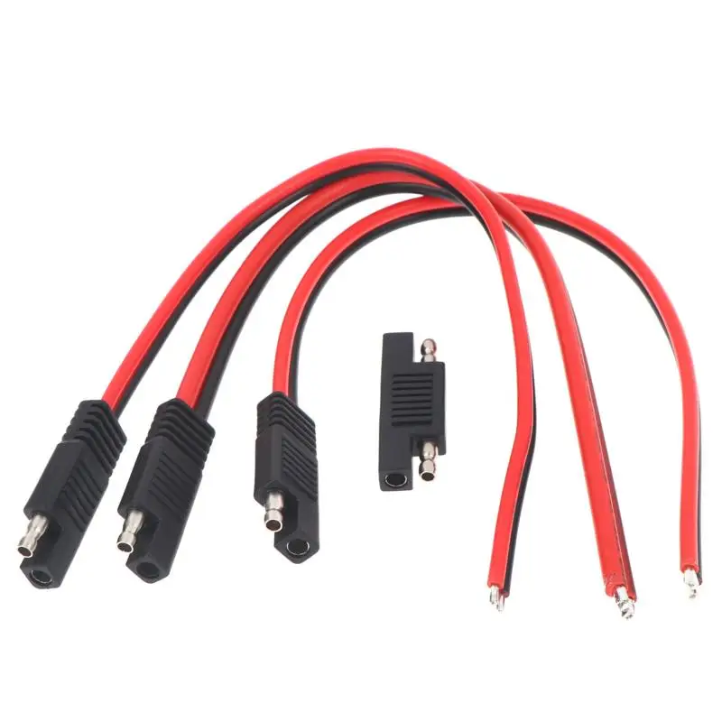 SAE Power Lead 10/12/14AWG Electrical Connector Flame Retardant Wire For Motorcycle Battery Solar Panel Wiring Use
