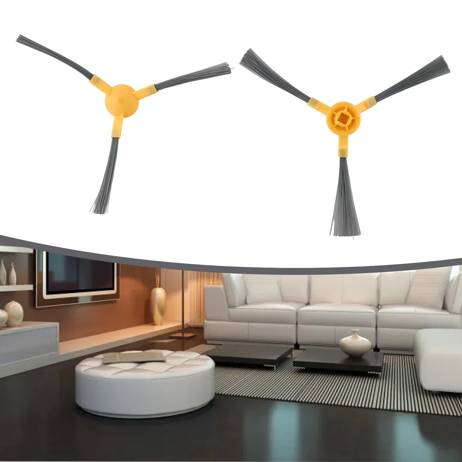 Vacuum Cleaner Escovas Laterais, Acessórios Para Casa, Peças De Reposição, Substituição De Suprimentos De Reposição, Limpeza Varrendo, 2Pcs