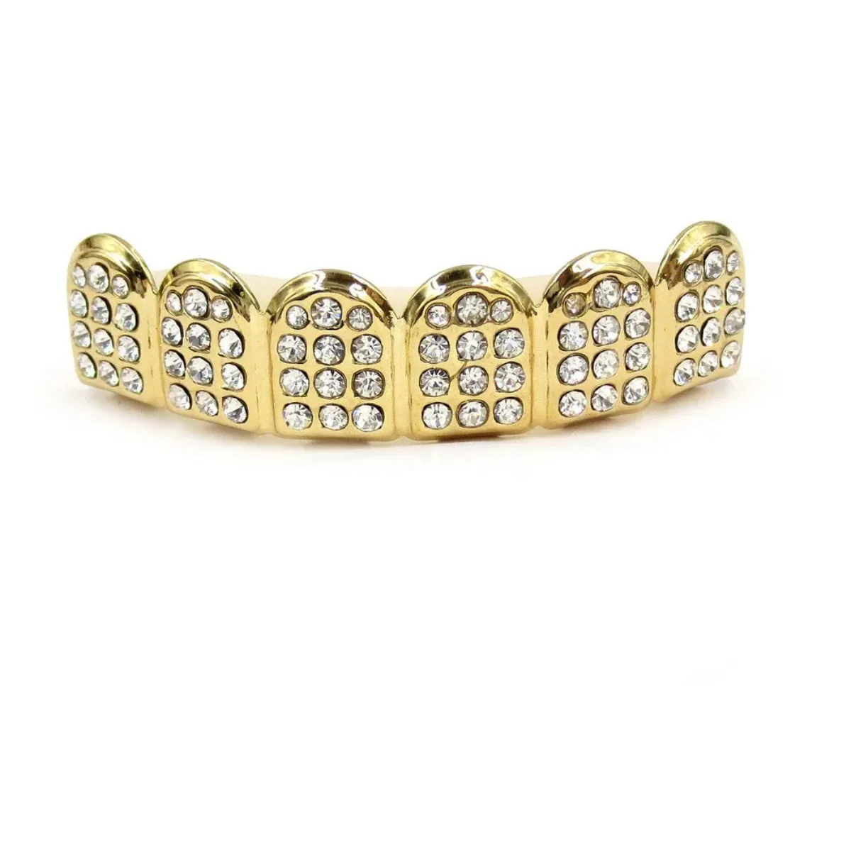

Dental Crowns Encrusted with Cubic Zirconia – Fashion Style, 5A+ CZ, Unisex Dental Jewelry