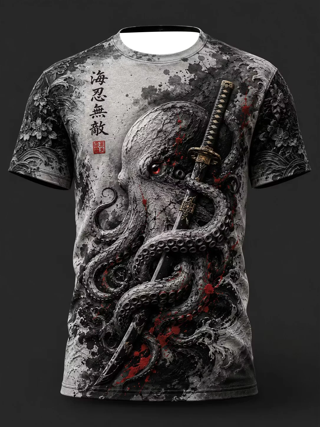 2027 Summer New Style Men's Japanese Culture Sport Shirt 3D Printed Sport Quick-Dry Family Version Casual T-Shirt Top Kids