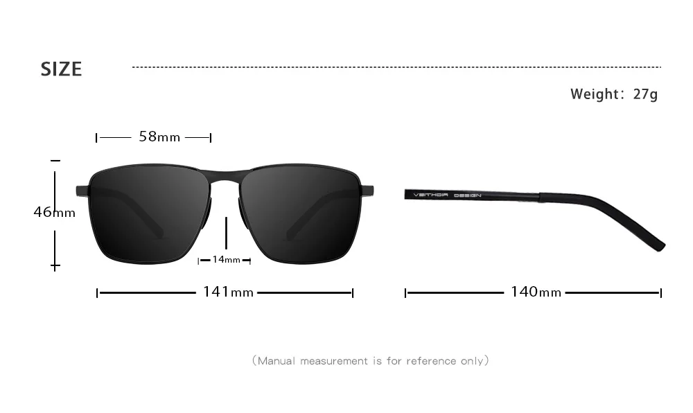 VEITHDIA Vintage männer Sonnenbrille Mode Unisex Sonnenbrille Polarisierte UV400 Spiegel Männliche Sport Brillen Für Frauen Weibliche VTX246 – Detail 5