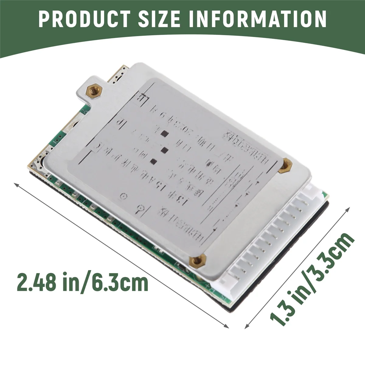 13S 48V 15A Li-Ion Lipolymer Battery Protection Board BMS PCB Board z radiatorem do roweru elektrycznego EScooter