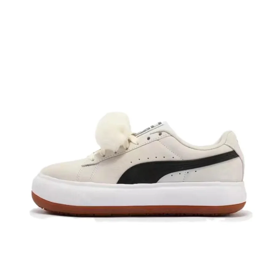 PUMA Mayu Height Increasing Low top Casual Shoes Women's White Black 403076-01