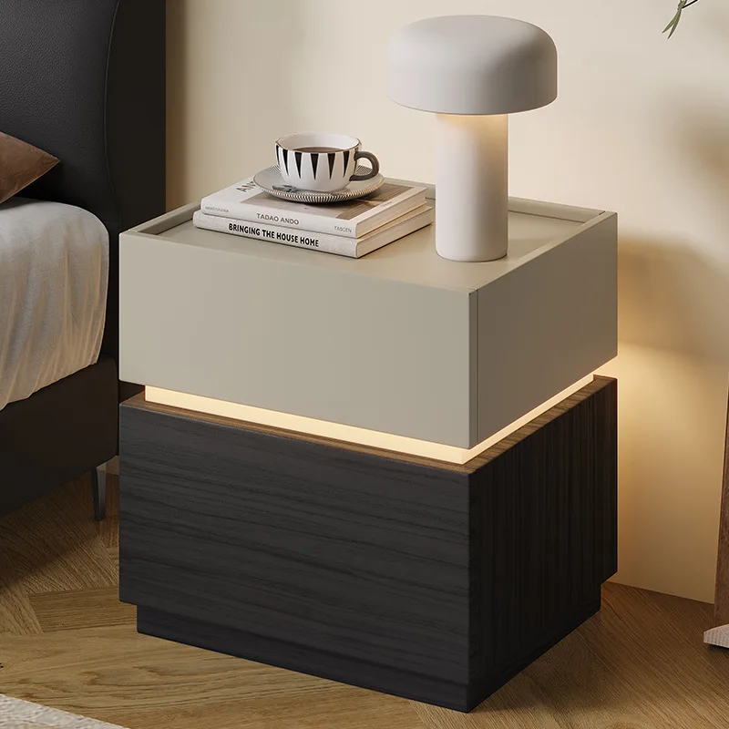 Bedside Table, Storage Cabinet, Locker, Simple And Modern New Combination, Light Luxury Italian-style Bedroom, Creative Bedside