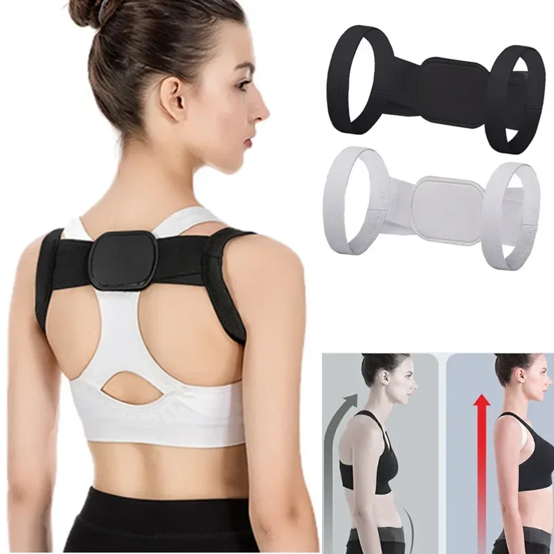 1Pcs Adjustable Back Care Posture Corrector Clavicle Brace Shoulder Support Strap Unisex Improve Sit Walk Prevent Slouching