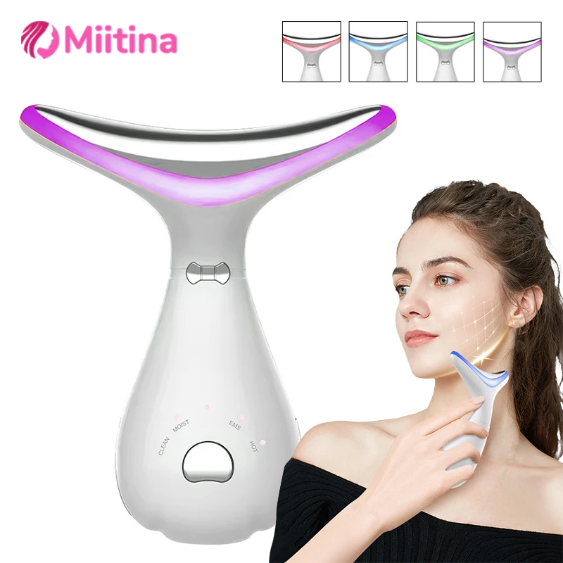 

Dolphin Beauty Instrument Home Facial Desalination Neck Line Portable Tightening Wrinkle Anti Aging Lifting Skin Care Massager