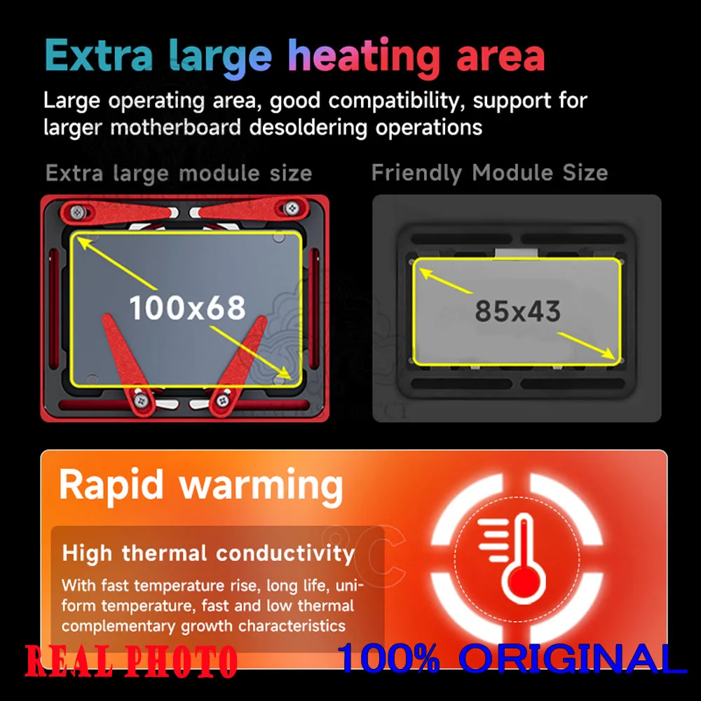 XZZ Xinzhizao L2023 Heating Station for iPhone X-16 Pro Max Android CPU Chip Degumming Motherboard Layered Desoldering Platform