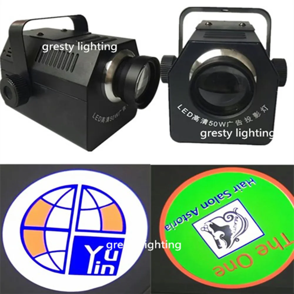 

2pcs/lot Waterproof Projector Logo 50w 30w Led Custom Gobo Rotating Advertising Outdoor Building Gobo Projector Light