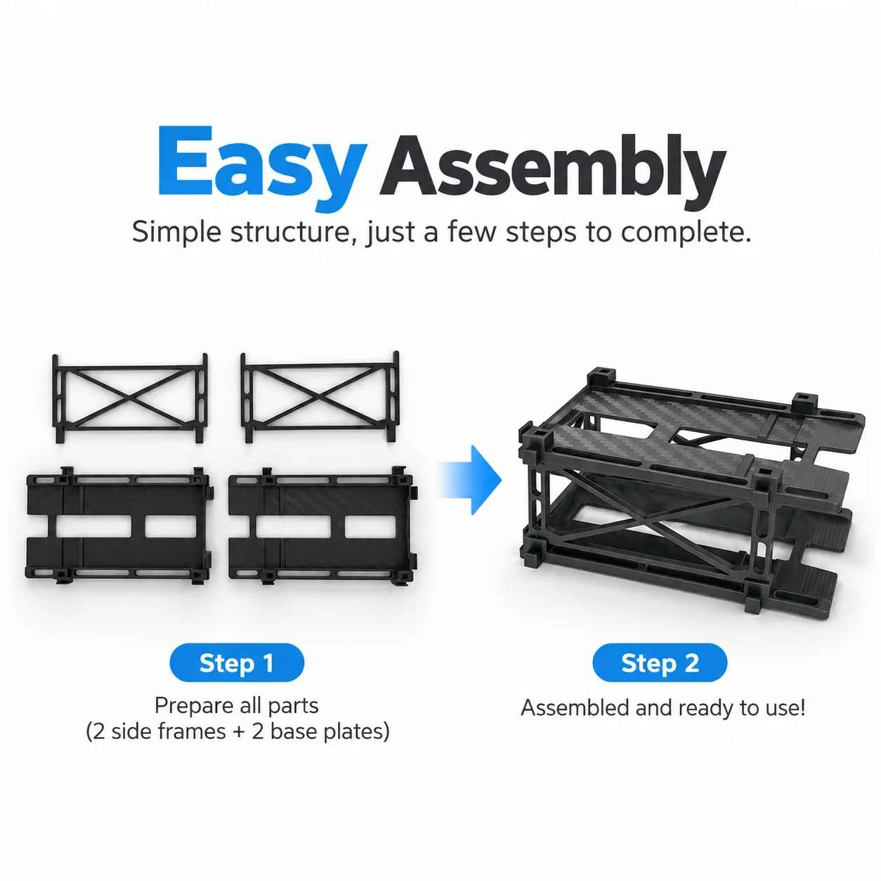 1:64 Diecast Model Car Display Rack, Stackable Modular Parking Stand, Double Deck Storage Shelf with X-Brace for Collectors 14+