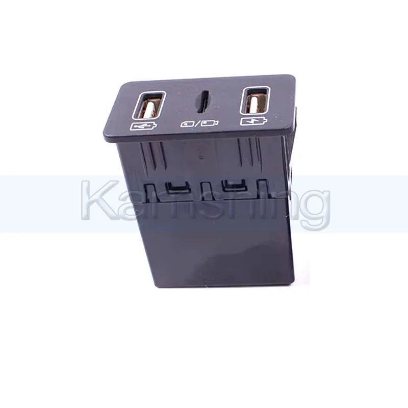 Kamshing Car USB Switch Panel Adapter USB Port Adapter Jack For BYD Atto 3 Yuan Plus Dolphin Charge USB Port HA2H-7922010SA