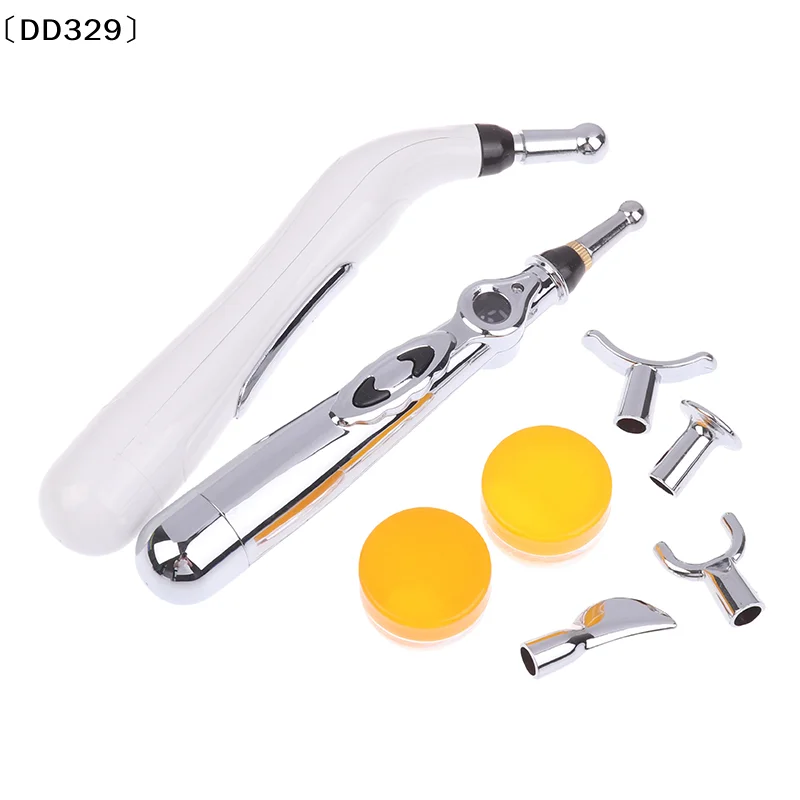 

Электронная акупунктурная ручка для точечного массажа, стимуляции меридианов и улучшения энергетического кровообращения, физиотерапевтическая [DD329]