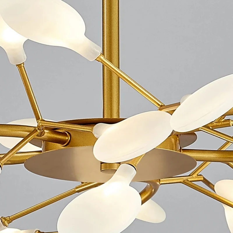 Branch Shape Firefly Effect Ceiling Chandelier G4 LED Hanging Lamp for Living Room Bedroom Kids Room Indoor Decor 2026