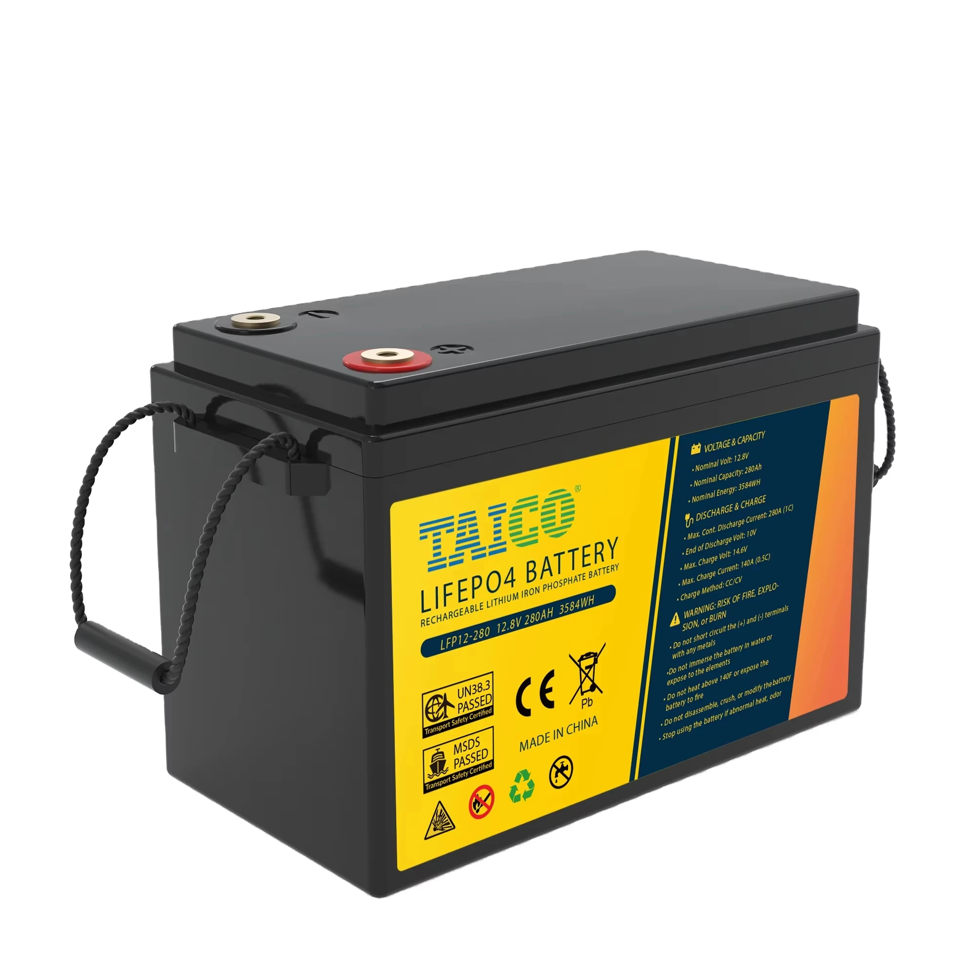

BUSBYR LiFePO4 Battery 100AH 200AH 300AH 12V 24V BMS Rechargeable Lithium Bateria Pack for Camping Car Solar 6000+ Cycles